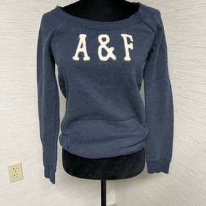 Abercrombie & Fitch Wide Neck Boatneck sweatshirt - size S